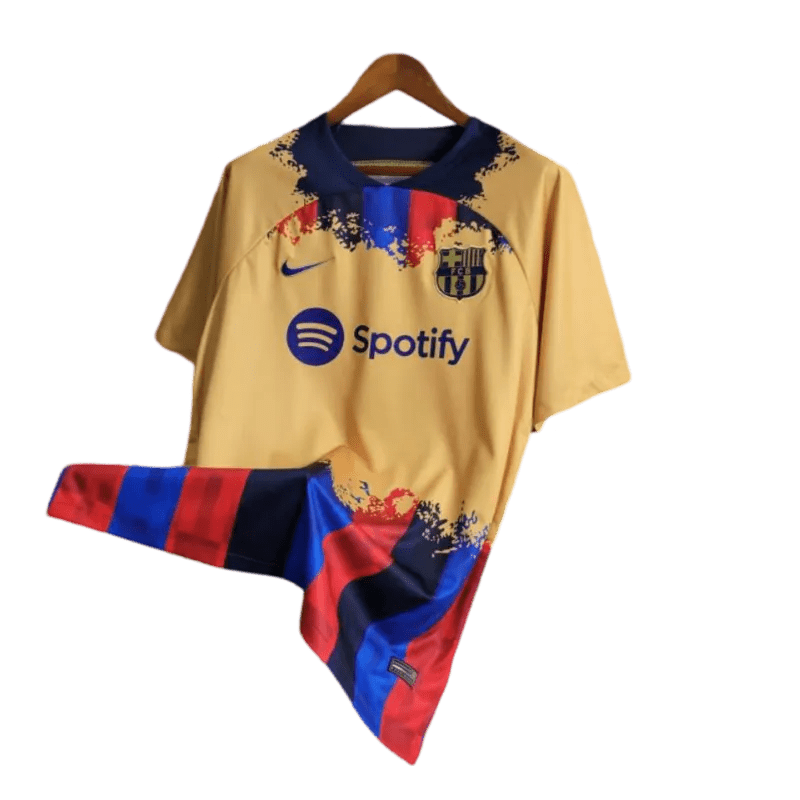 2023/2024 Barcelona Training Yellow Limited Edition Kit - ClassicKits433 - GovintageJersey