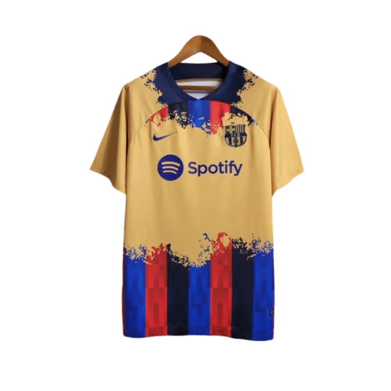 2023/2024 Barcelona Training Yellow Limited Edition Kit - ClassicKits433 - GovintageJersey