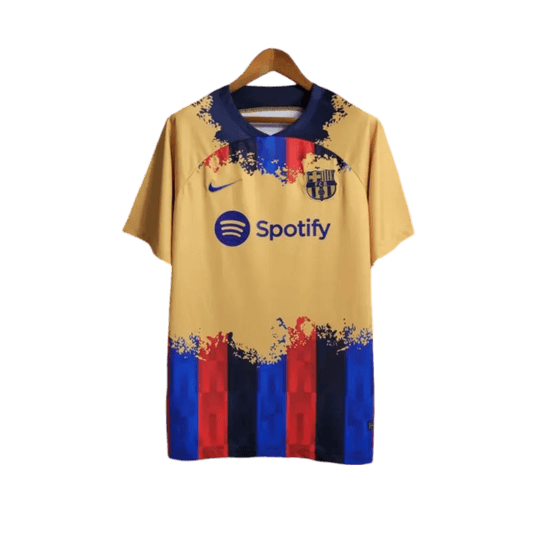 2023/2024 Barcelona Training Yellow Limited Edition Kit - ClassicKits433 - GovintageJersey