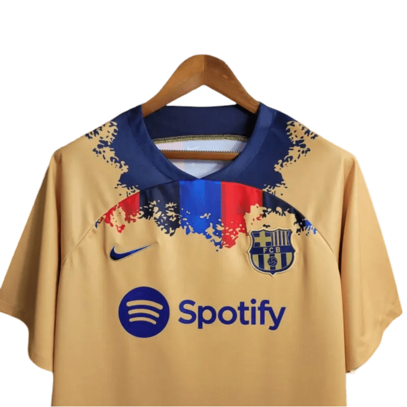 2023/2024 Barcelona Training Yellow Limited Edition Kit - ClassicKits433 - GovintageJersey