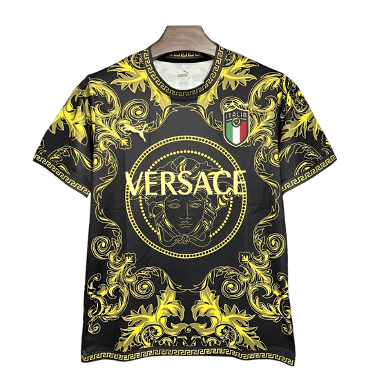 2023/2024 Italy x Versace White Jersey - Special Edition at 2023/2024 Italy x Versace White Jersey - Special Edition at