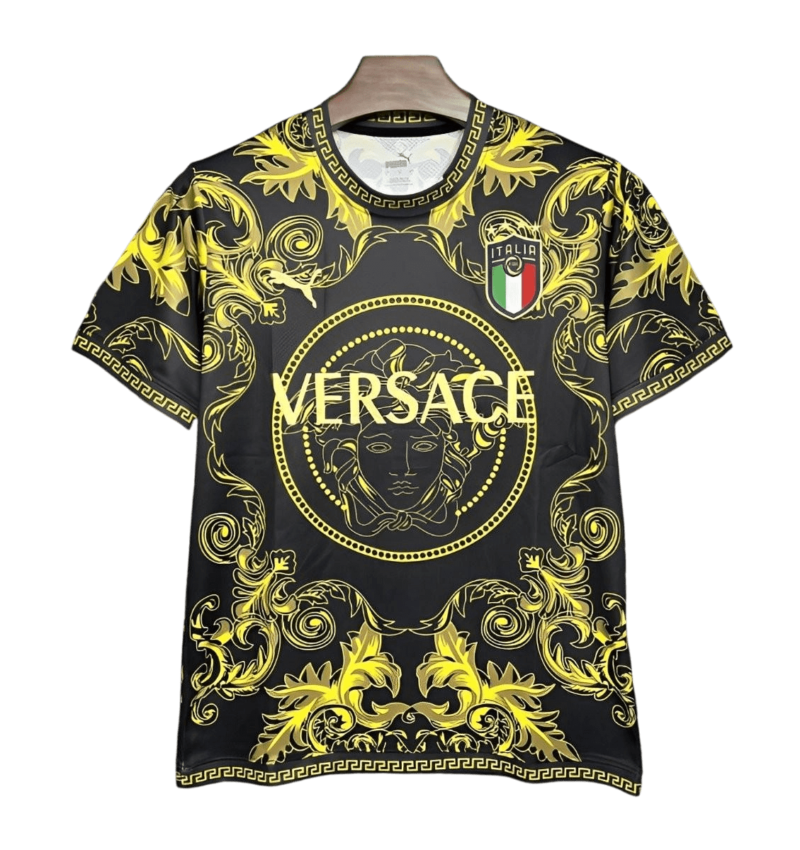 2023/2024 Italy x Versace Black & Gold Kit - Special Edition - Fan Version - ClassicKits433 - GovintageJersey