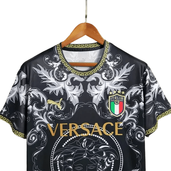 2023/2024 Italy x Versace Black Kit - Special Edition - Fan Version - ClassicKits433 - GovintageJersey