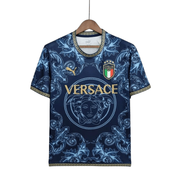 2023/2024 Italy x Versace Blue Kit - Special Edition - Fan Version - ClassicKits433 - GovintageJersey