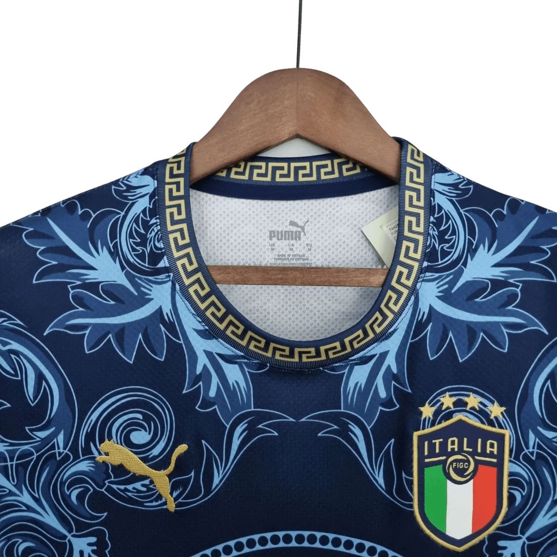 2023/2024 Italy x Versace Blue Kit - Special Edition - Fan Version - ClassicKits433 - GovintageJersey