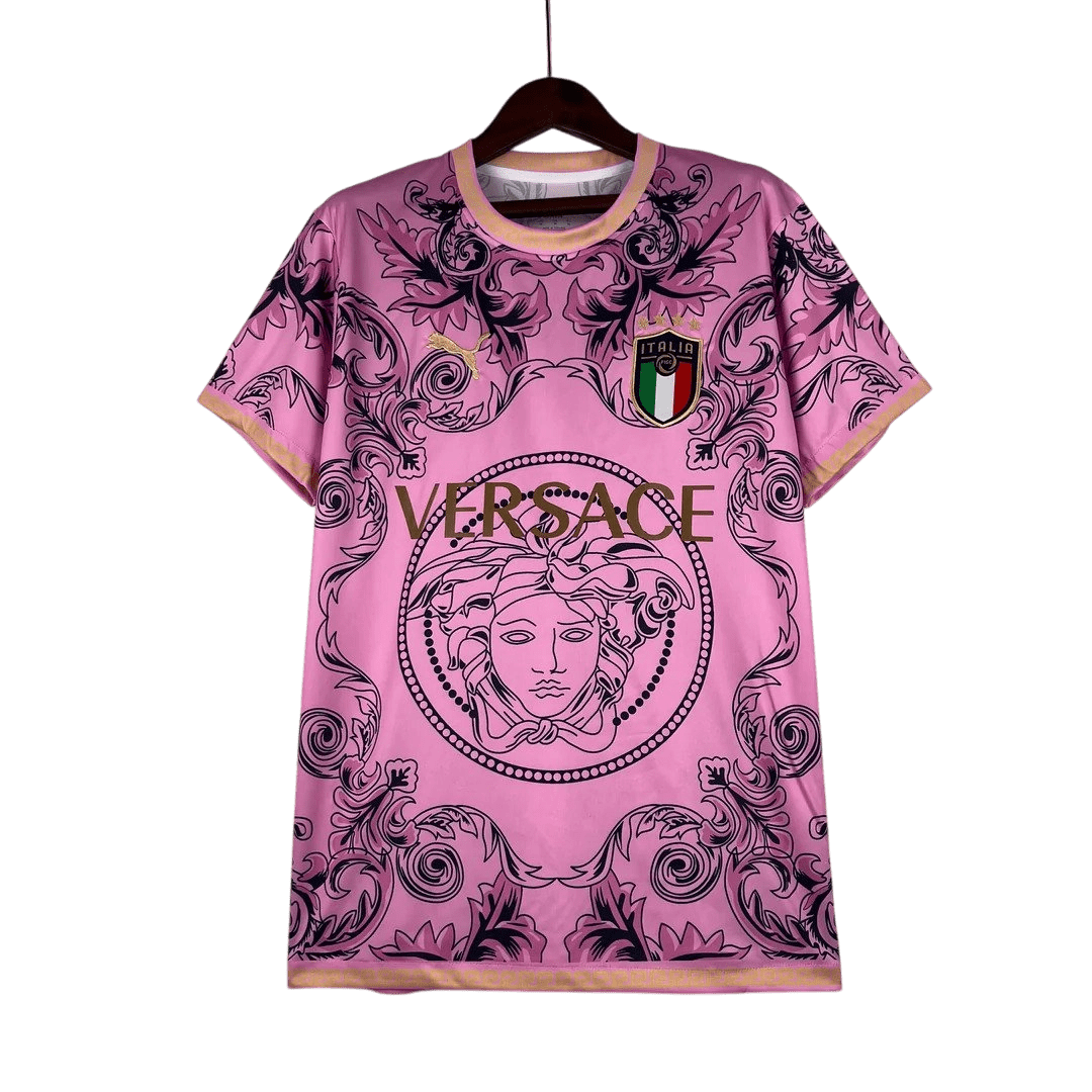 2023/2024 Italy x Versace Pink Kit - Special Edition - Fan Version - ClassicKits433 - GovintageJersey