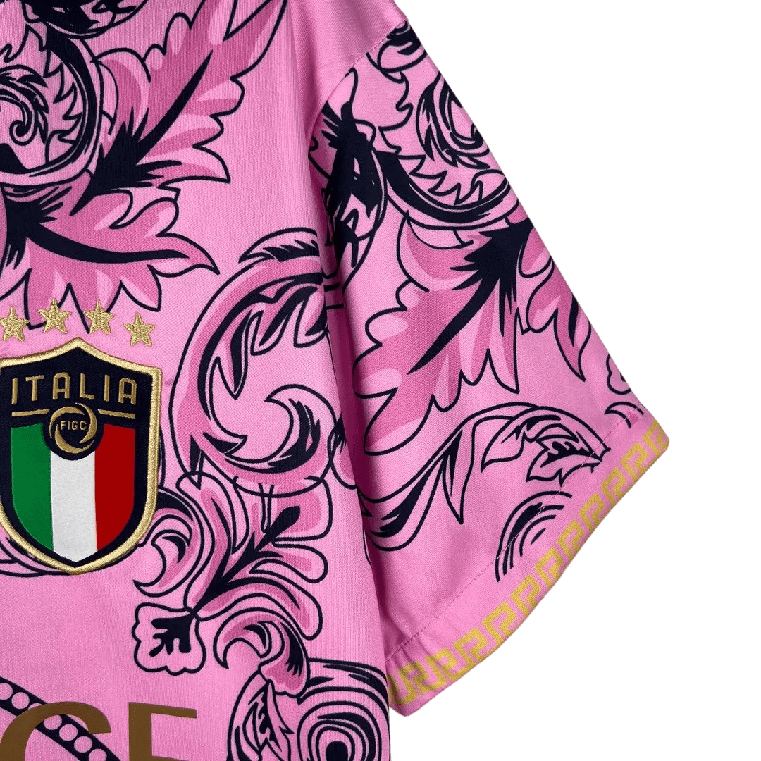 2023/2024 Italy x Versace Pink Kit - Special Edition - Fan Version - ClassicKits433 - GovintageJersey