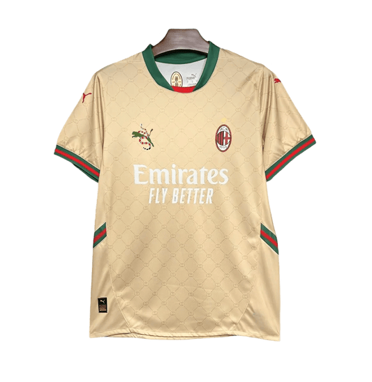 2024/2025 AC Milan x Gucci Jersey Golden 125th Anniversary Limited Edition - GovintageJersey