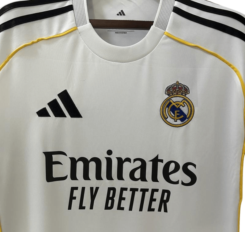 2025/2026 Real Madrid Emirates Fly - Home Jersey - GovintageJersey