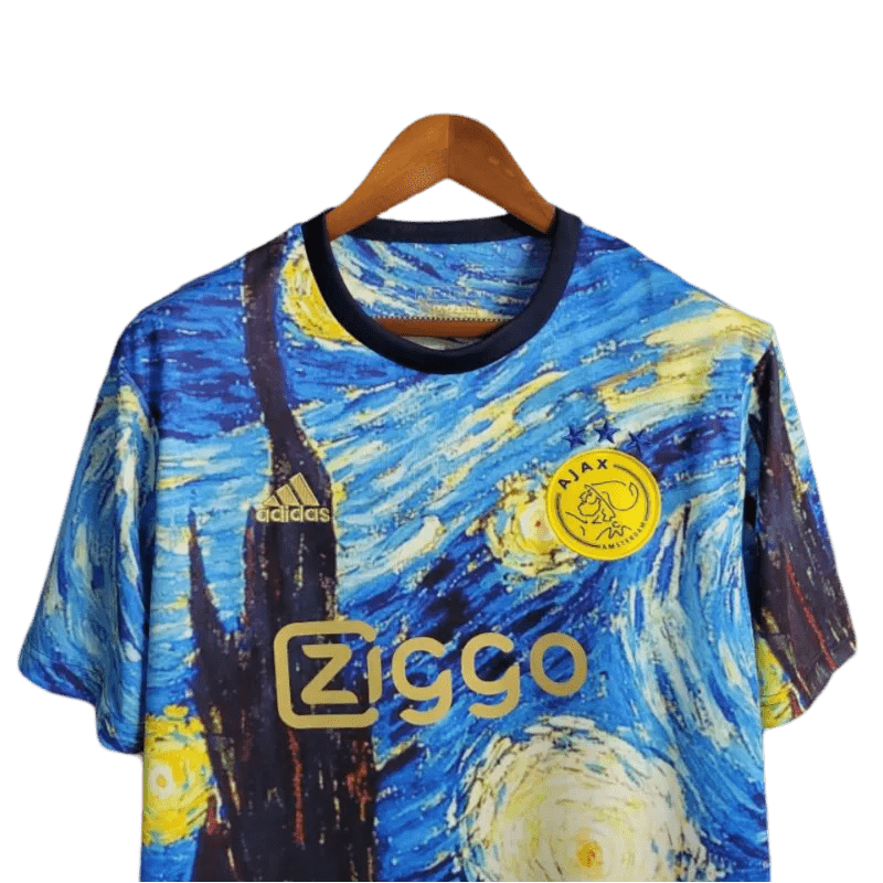 23/24 AJAX x Vincent Van Gogh Oil Painting Starry Night - Fan version - ClassicKits433 - GovintageJersey