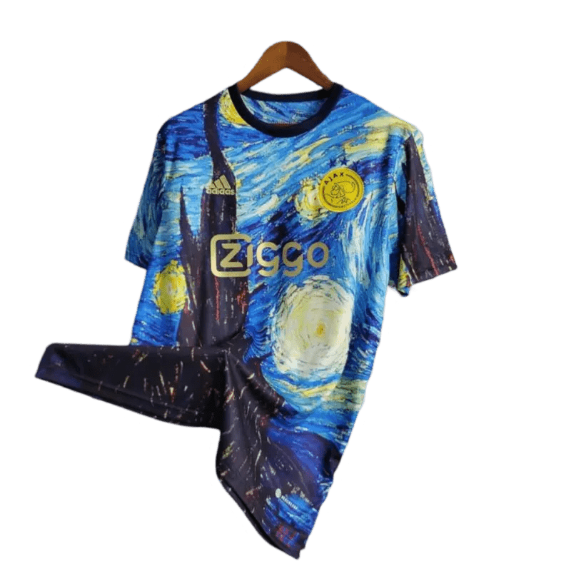 23/24 AJAX x Vincent Van Gogh Oil Painting Starry Night - Fan version - ClassicKits433 - GovintageJersey