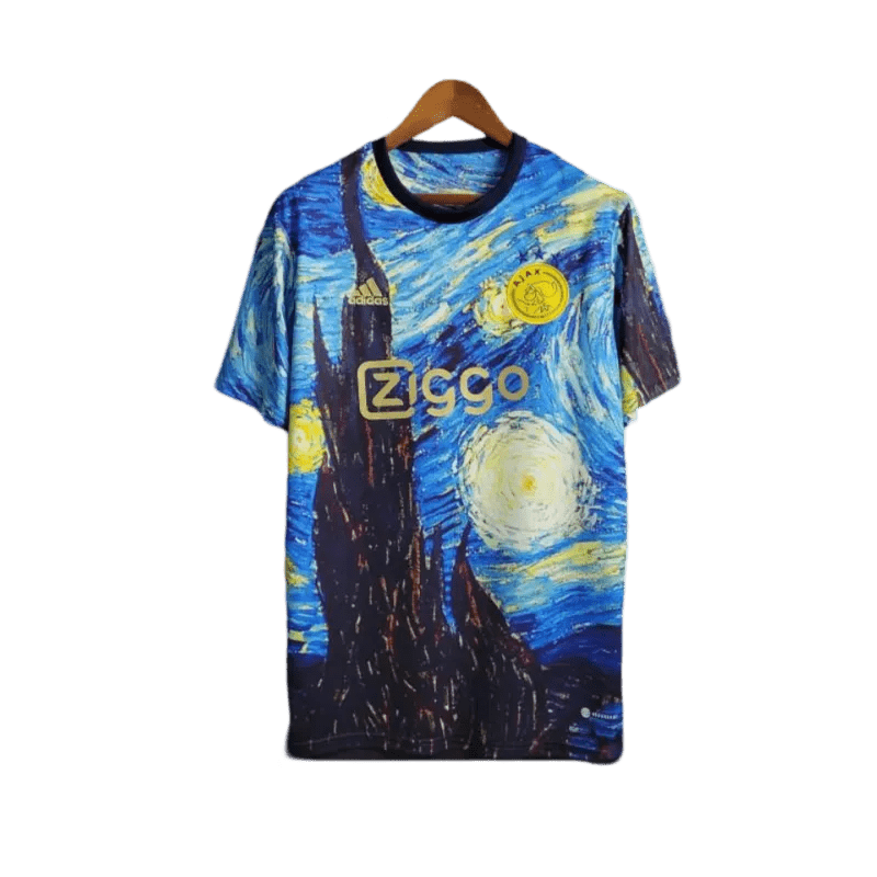 23/24 AJAX x Vincent Van Gogh Oil Painting Starry Night - Fan version - ClassicKits433 - GovintageJersey