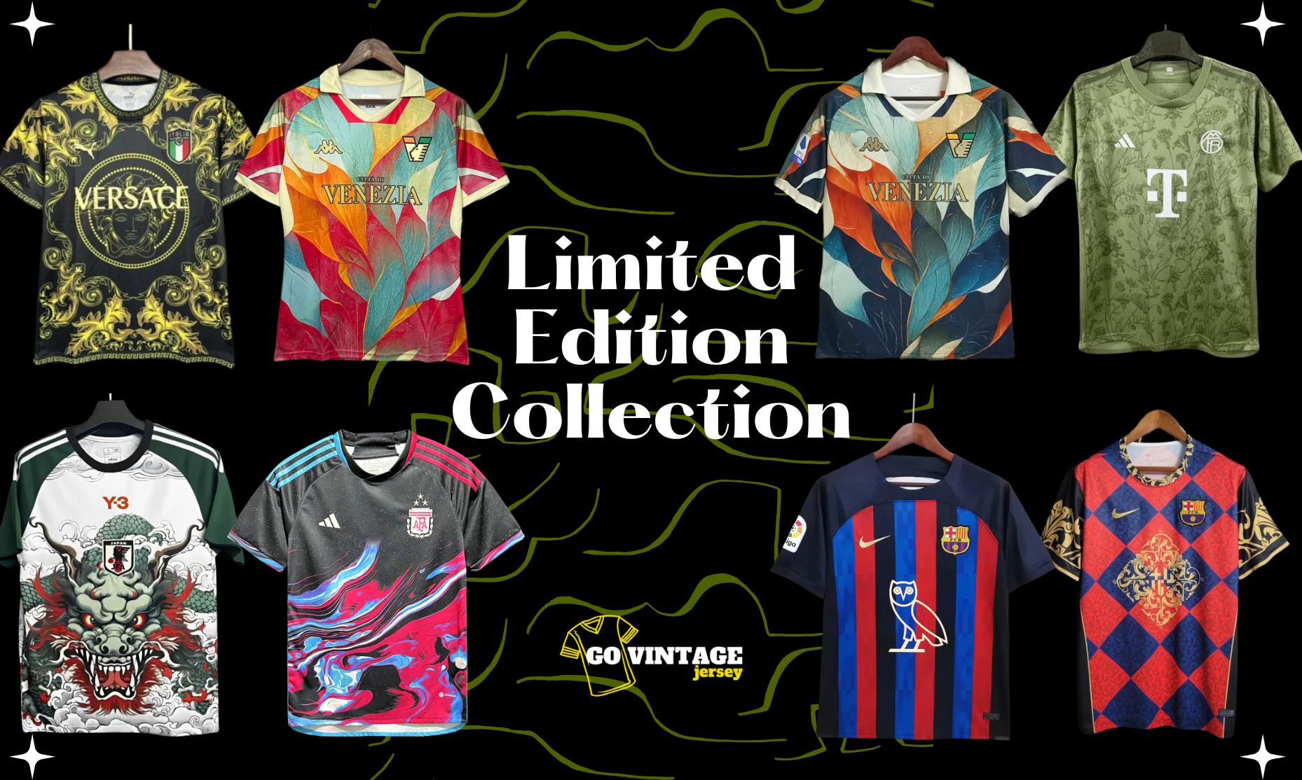 Limited & Special Editions - Retro & Vintage Football jerseys at GoVintage Jersey