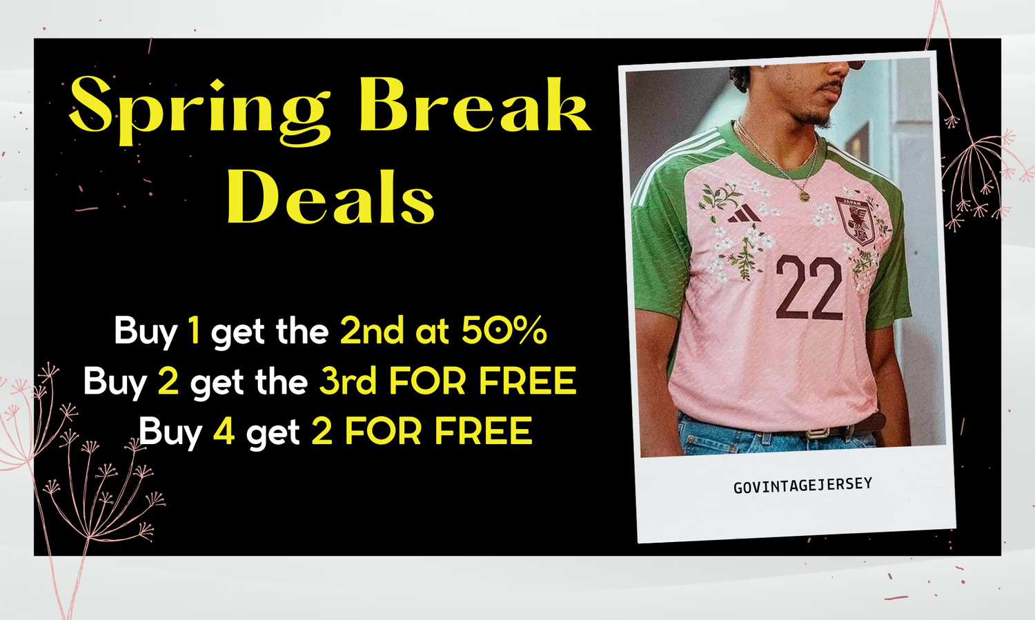 Spring Break deals at GoVintageJersey Store - Vintage Football Jerseys and Retro Soccer Kits + new and latest kits