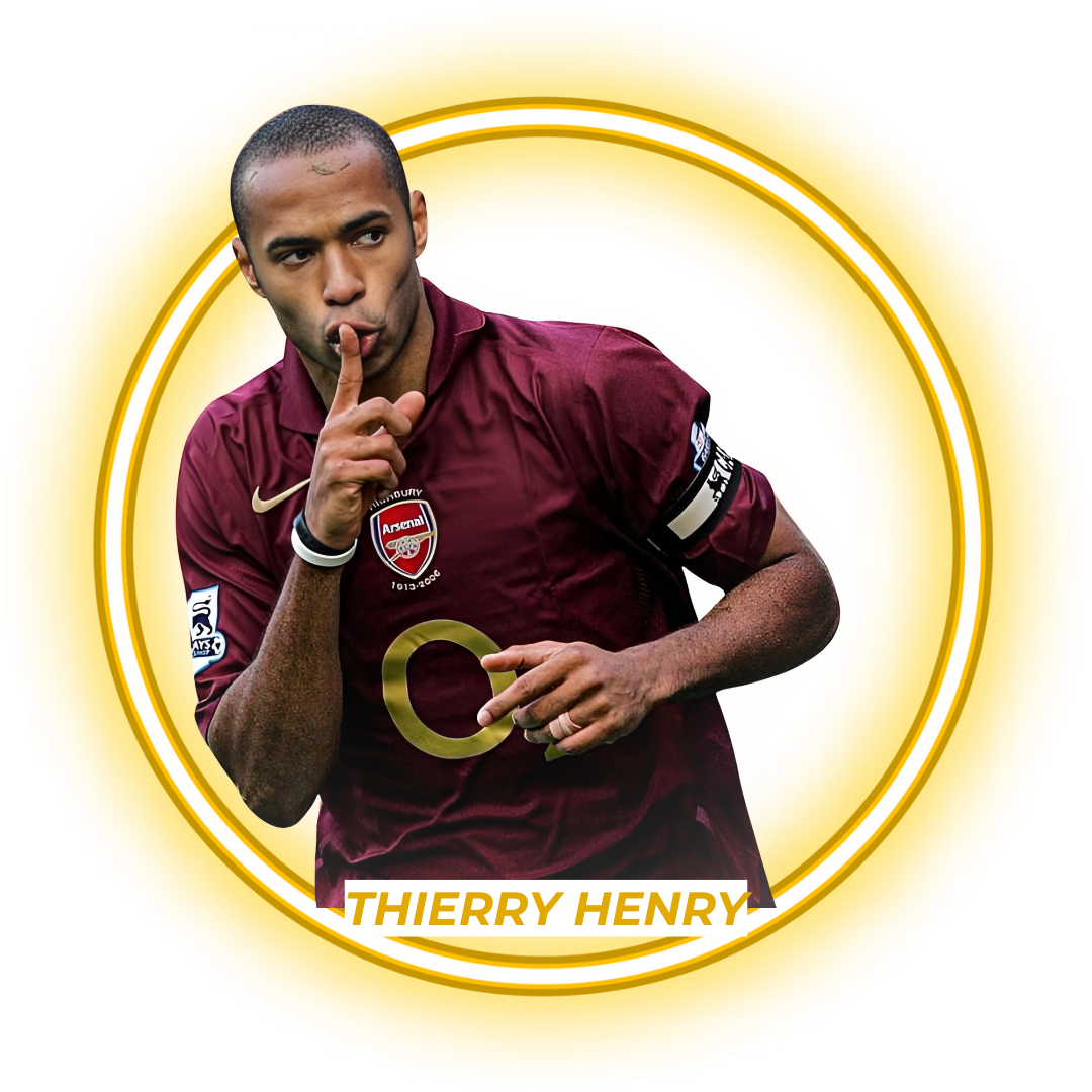 Thierry Henry Vintage Football Jerseys and Retro Soccer Kits at GoVintageJersey Store