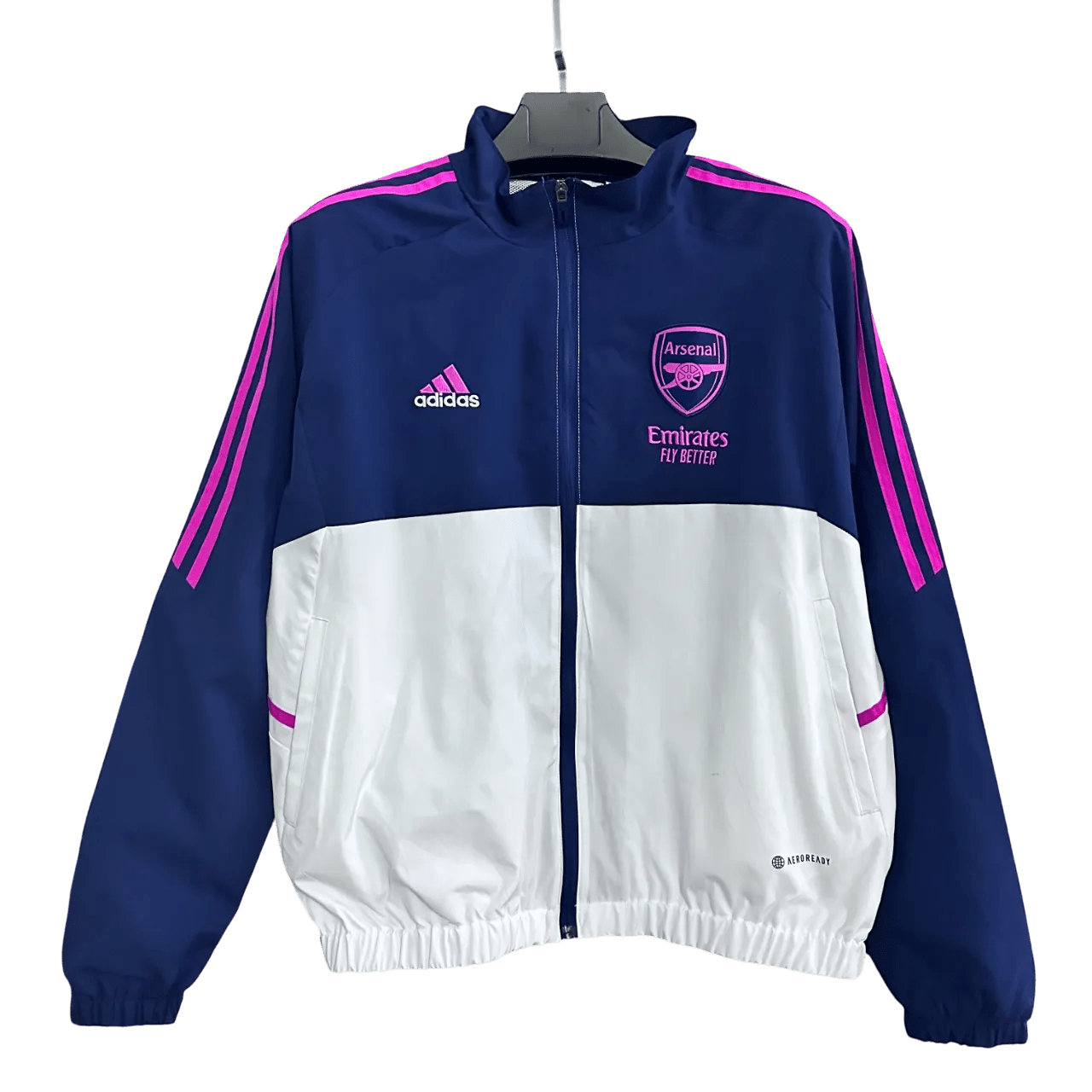 Arsenal Blue & White Jacket - GovintageJersey