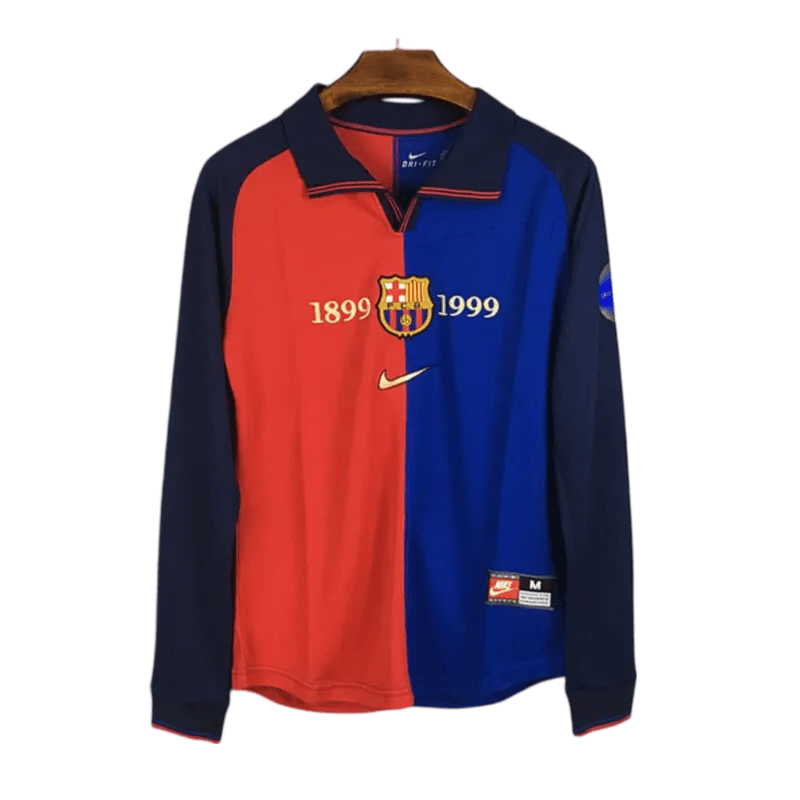 FC Barcelona 100th Anniversary version Retro Kit - Long Sleeves - ClassicKits433 - GovintageJersey