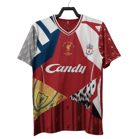 Liverpool Split Joint Version Retro Kit - Candy UCL Final Edition - ClassicKits433 - GovintageJersey